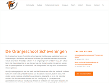 Tablet Screenshot of pcoranjeschool.nl